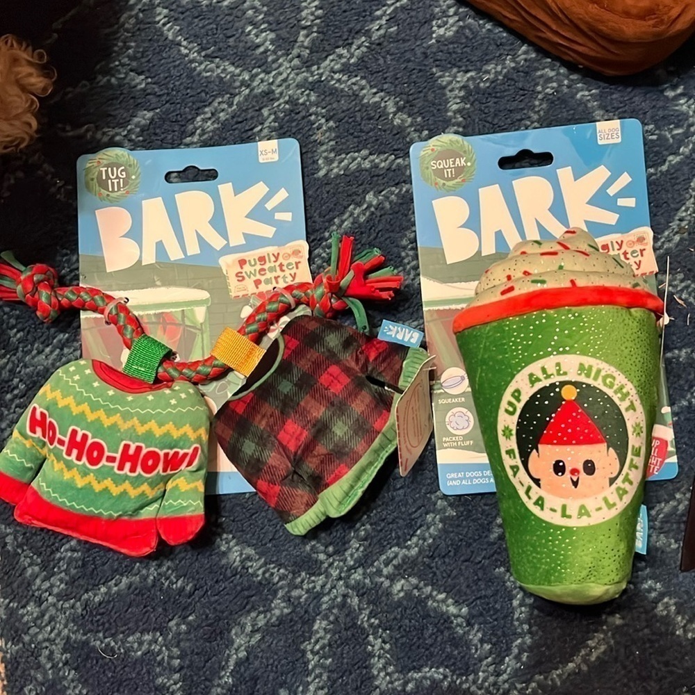 NWT BARK Dog Toys . 2 pack of BARK toys
